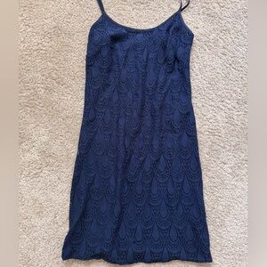 Lilly Pulitzer Navy Blue Lace Dress